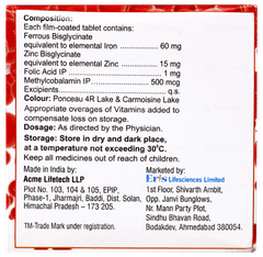 Ferose Xt Tablet 15 Ferose Xt Tablet 15