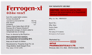 Ferrogen Xt Tablet 10