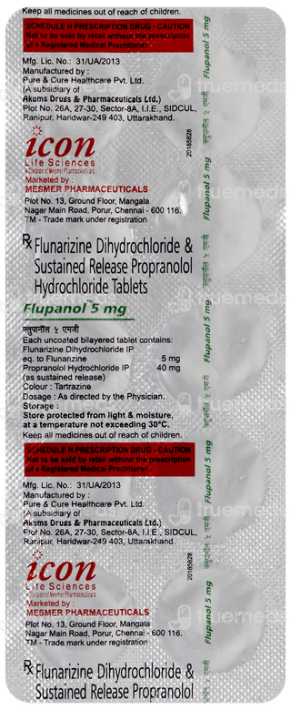 Flupanol 5mg Tablet 10