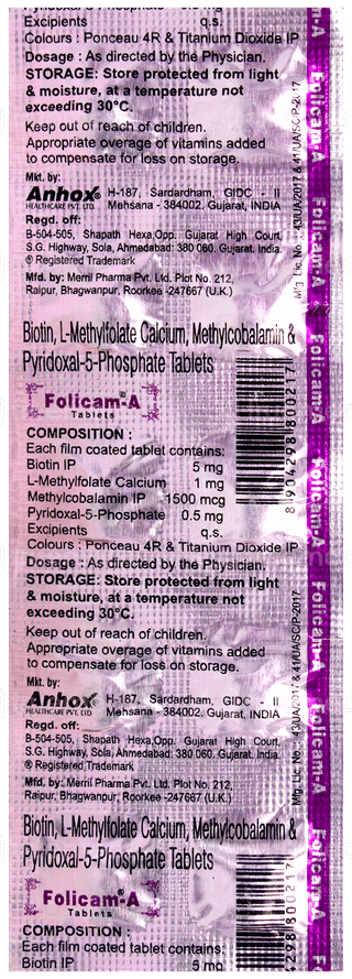 Folicam A Tablet 10