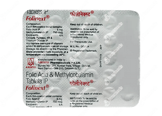 Folinext 750 MCG Tablet 30