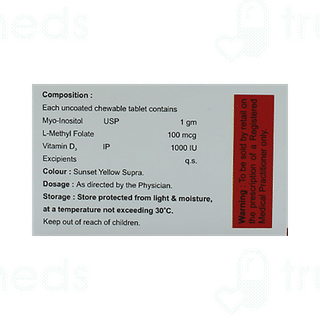 Forpcos 1 Gm/100mcg/1000iu Tablet 10