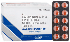 Gabapin Plus 100 Tablet 10