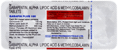 Gabapin Plus 100 Tablet 10
