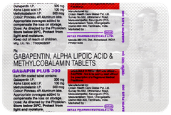Gabapin Plus 300 Tablet 10