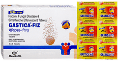 Gastica Fiz Orange Flavour Sugar Free Effervescent Tablet 6