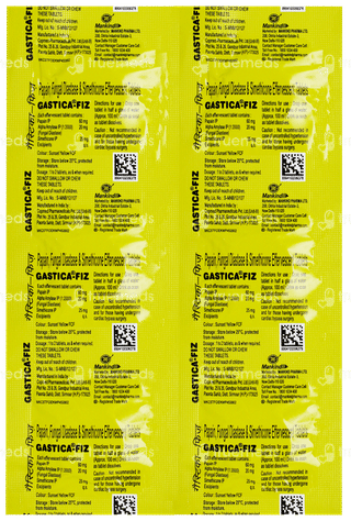 Gastica Fiz Orange Flavour Sugar Free Effervescent Tablet 6