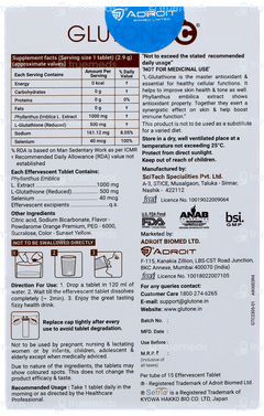 Glutone C Effervescent Tablet 15