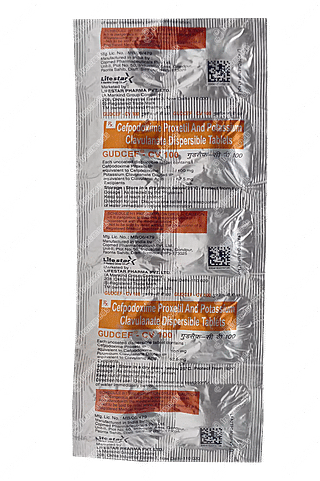 Gudcef Cv 100 MG Tablet Dt 10