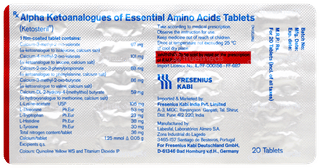 Ketosteril Tablet 20