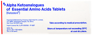 Ketosteril 5 Strips Of 20 Tablets