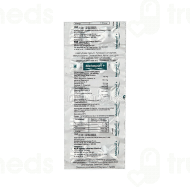 Metaspan Plus Tablet 10 - Uses, Side Effects, Dosage, Price | Truemeds
