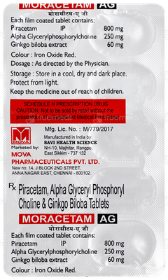 Moracetam Ag Tablet 10