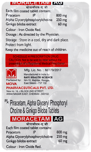 Moracetam Ag Tablet 10