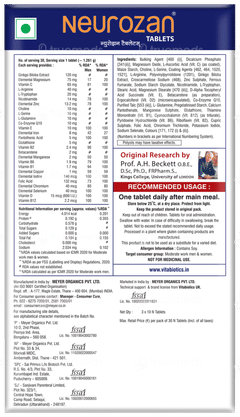 Neurozan Tablet 30