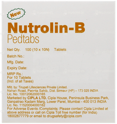 Nutrolin B New Pedtabs Tablet 10