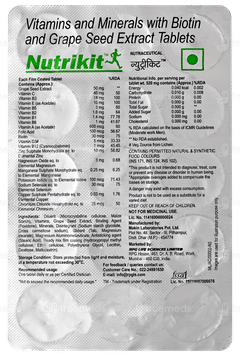 Nutrikit Tablet 15