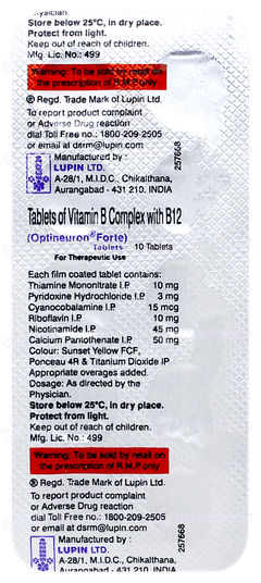 Optineuron Forte Tablet 10