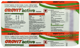 Orovit Active Tablet 10