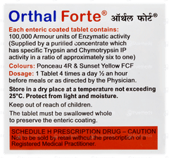 Orthal Forte Tablet 20 Orthal Forte Tablet 20