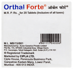 Orthal Forte Tablet 20 Orthal Forte Tablet 20