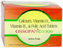 Ossopan D 1000 Tablet 10