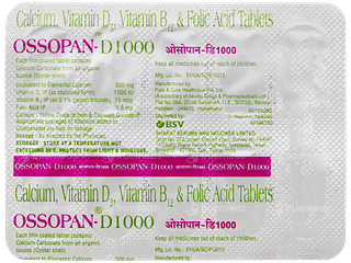 Ossopan D 1000 Tablet 10