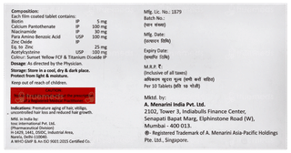 Pabatab Bz Tablet 10