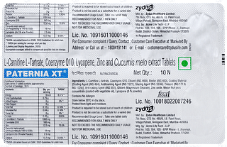 Paternia Xt Tablet 10