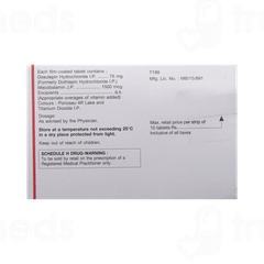 Prothiaden M 75mg/1500mcg Tablet 15