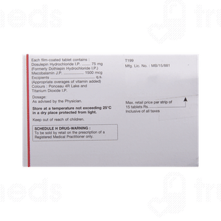Prothiaden M 75mg/1500mcg Tablet 15
