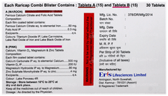 Raricap Combi Tablet 30