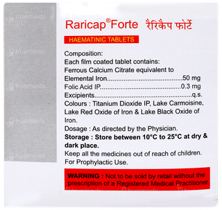 Raricap Forte Tablet 30