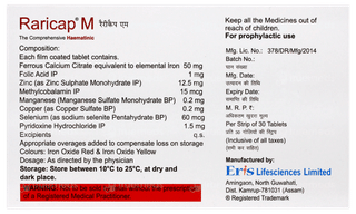 Raricap M Tablet 30