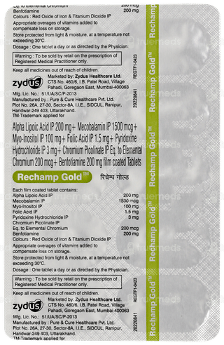 Rechamp Gold Tablet 10