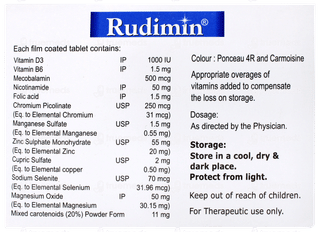 Rudimin Tablet 10
