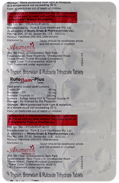 Rutoflam Plus Tablet 10