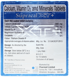 Supracal Xt+ Tablet 15