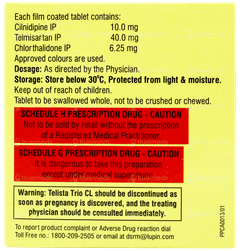 Telista Trio Cl 6.25 Tablet 10