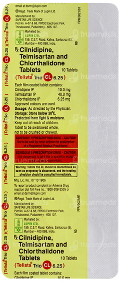 Telista Trio Cl 6.25 Tablet 10