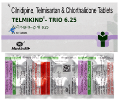 Telmikind Trio 6.25 Tablet 10 Telmikind Trio 6.25 Tablet 10