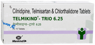 Telmikind Trio 6.25 Tablet 10