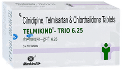 Telmikind Trio 6.25 Tablet 10 Telmikind Trio 6.25 Tablet 10