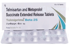 Telmiprime Beta 25 Tablet 10 Telmiprime Beta 25 Tablet 10
