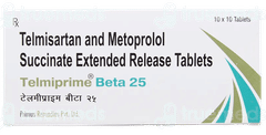 Telmiprime Beta 25 Tablet 10 Telmiprime Beta 25 Tablet 10