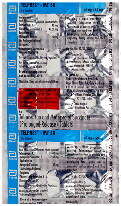 Telpres Mt 50 Tablet 15