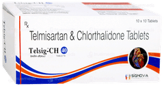 Telsig Ch 40/12.5mg Tablet 10 Telsig Ch 40/12.5mg Tablet 10