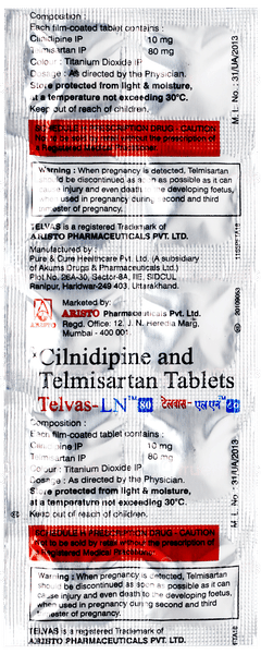 Telvas Ln 80 Tablet 10