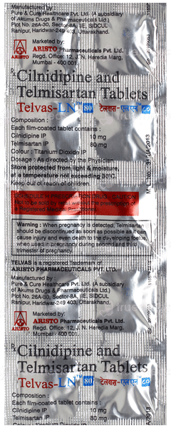 Telvas Ln 80 Tablet 10
