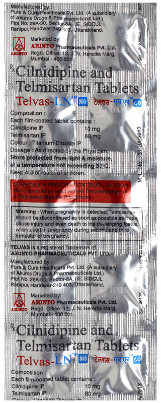 Telvas Ln 80 Tablet 10